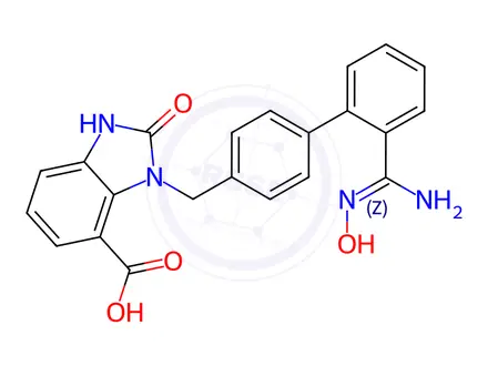Chemical structure of Azilsartan impurity D