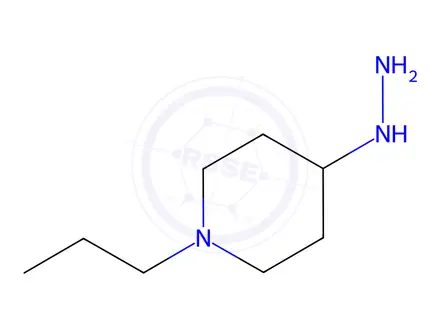 Chemical structure of 1-(1-Propylpiperidin-4-yl)hydrazine