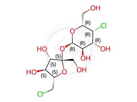 Chemical structure of Sucralose Impurity 5 (Sucralose EP Impurity E)