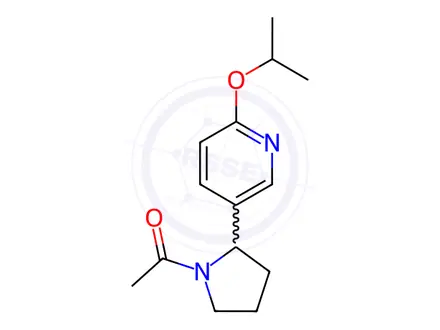 Chemical structure of 1-(2-(6-Isopropoxypyridin-3-yl)pyrrolidin-1-yl)ethanone