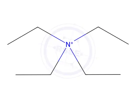 Chemical structure of Tetraethylammonium chloride xhydrate