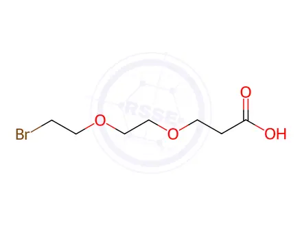 Chemical structure of 3-(2-(2-Bromoethoxy)ethoxy)propanoic acid