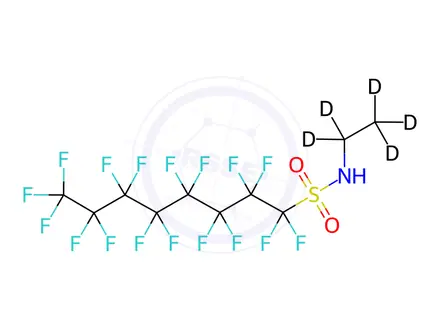 Chemical structure of N-ethyl-d5-perfluoro-1-octanesulfonamide