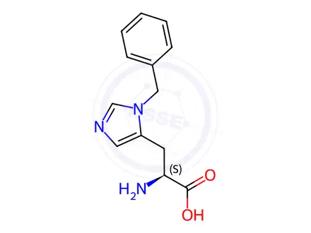 Chemical structure of L-HISTIDINE, 3-(PHENYLMETHYL)-, DIHYDROCHLORIDE