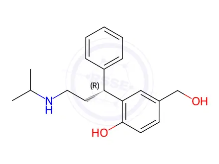 Chemical structure of N-Desisopropyl desfesoterodine