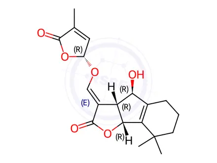 Chemical structure of (±)-Orobanchol