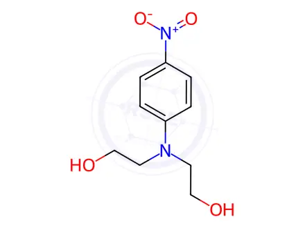 Chemical structure of 2,2'-((4-Nitrophenyl)azanediyl)bis(ethan-1-ol)