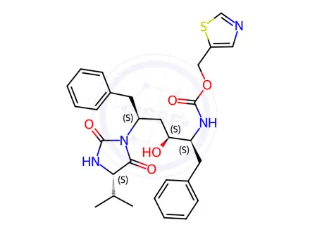 Chemical structure of Ritonavir EP Impurity F