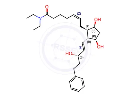 Chemical structure of Bimatoprost Impurity 32