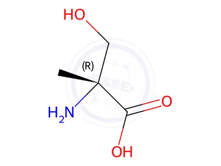 Chemical structure of a-Methyl-D-serine