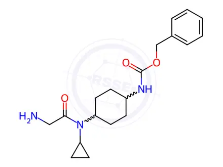 Chemical structure of Benzyl (4-(2-amino-N-cyclopropylacetamido)cyclohexyl)carbamate
