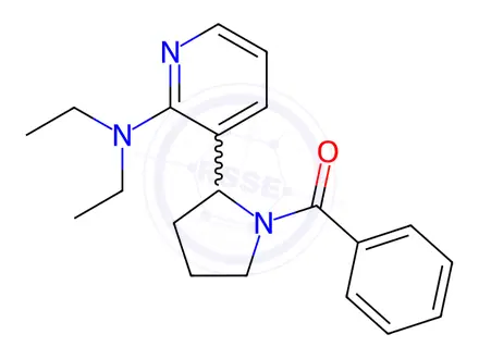 Chemical structure of (2-(2-(Diethylamino)pyridin-3-yl)pyrrolidin-1-yl)(phenyl)methanone