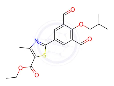 Chemical structure of Febuxostat Impurity 80