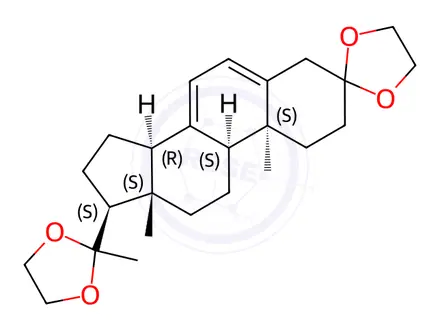 Chemical structure of Dydrogesterone Impurity 7
