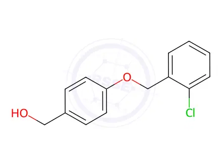 Chemical structure of (4-((2-Chlorobenzyl)oxy)phenyl)methanol