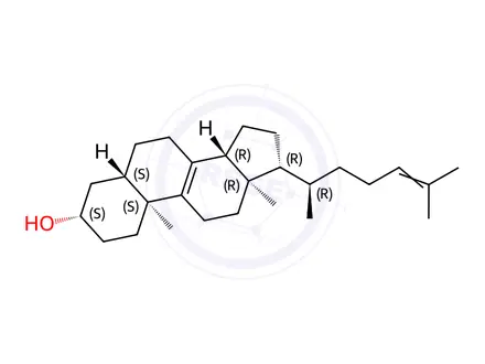 Chemical structure of Cholesterol Impurity 84 (Zymosterol)
