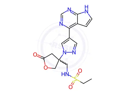 Chemical structure of Baricitinib Impurity 8