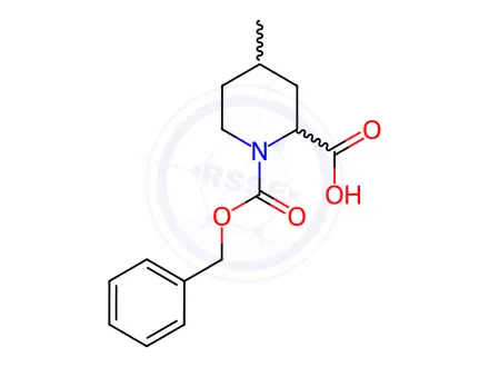 Chemical structure of 4-Methyl-Piperidine-1,2-Dicarboxylic Acid 1-Benzyl Ester