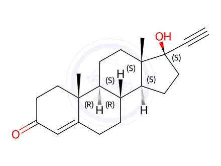 Chemical structure of Ethisterone