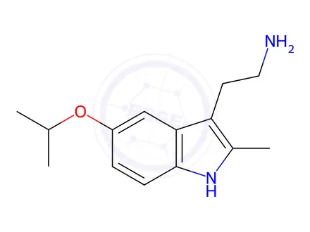 Chemical structure of 2-(5-Isopropoxy-2-methyl-1H-indol-3-yl)-1-ethanamine