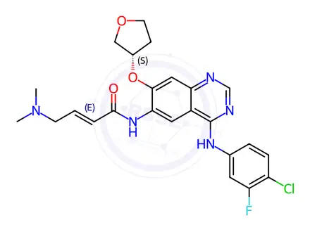 Chemical structure of Afatinib Impurity G