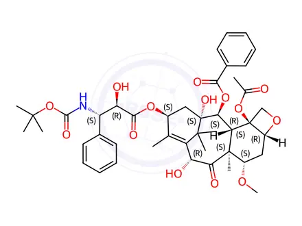 Chemical structure of Cabazitaxel Impurity 4