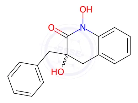 Chemical structure of 3-Benzyl-1,3-dihydroxy-3,4-dihydro-2(1H)-quinolinone
