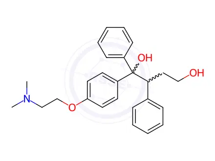 Chemical structure of 1-(4-(2-(Dimethylamino)ethoxy)phenyl)-1,2-diphenylbutane-1,4-diol