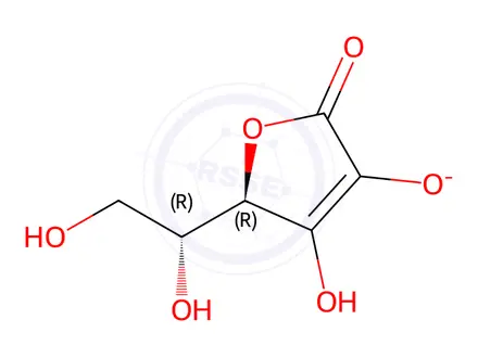 Chemical structure of Sodium Isoascorbate Monohydrate