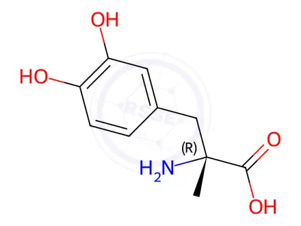 Chemical structure of Methyldopa EP Impurity D HCl (Carbidopa Impurity 3 HCl)