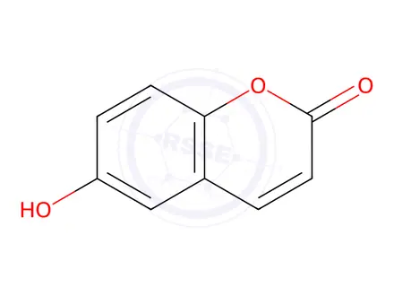 Chemical structure of 6-Hydroxycoumarin