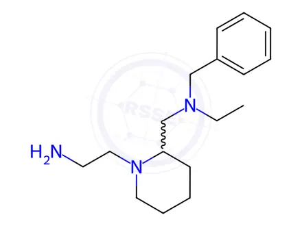 Chemical structure of N-((1-(2-Aminoethyl)piperidin-2-yl)methyl)-N-benzylethanamine