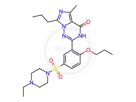 Chemical structure of Vardenafil Impurity 16