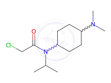 Chemical structure of 2-Chloro-N-(4-(dimethylamino)cyclohexyl)-N-isopropylacetamide