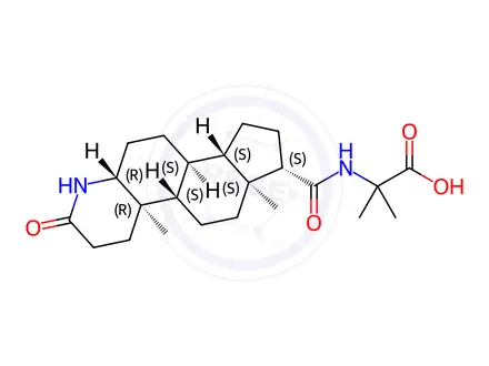 Chemical structure of Finasteride Impurity 21