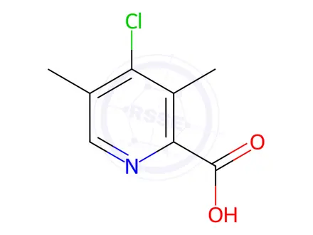 Chemical structure of 4-Chloro-3,5-dimethylpicolinic Acid