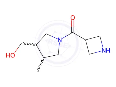 Chemical structure of Azetidin-3-yl(3-(hydroxymethyl)-4-methylpyrrolidin-1-yl)methanone