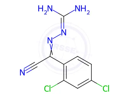 Chemical structure of Lamotrigine Impurity 9