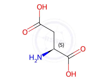 Chemical structure of Asparagine Impurity 39 (Poly-L-aspartic acid)