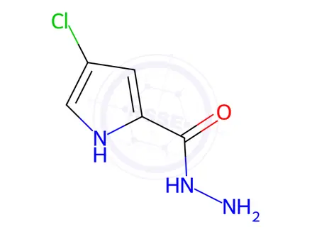 Chemical structure of 4-Chloro-1h-pyrrole-2-carbohydrazide