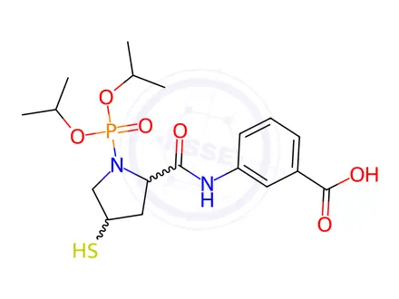 Chemical structure of Ertapenem Impurity DIPP