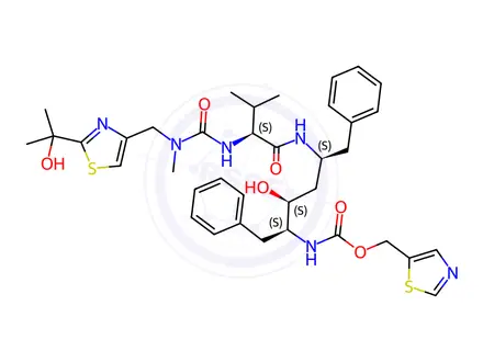 Chemical structure of Ritonavir EP Impurity E