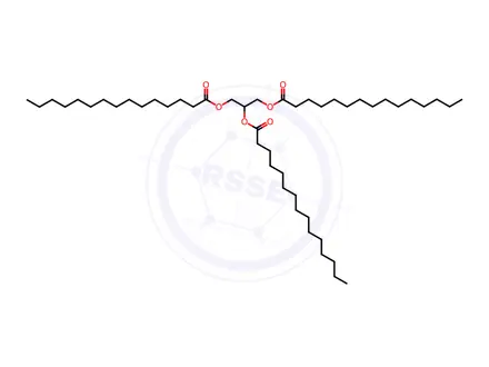 Chemical structure of Tripentadecanoin(C15:0)