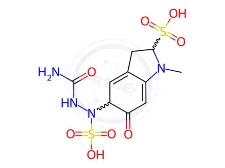 Chemical structure of Carbazochrome Impurity 14 Monomer