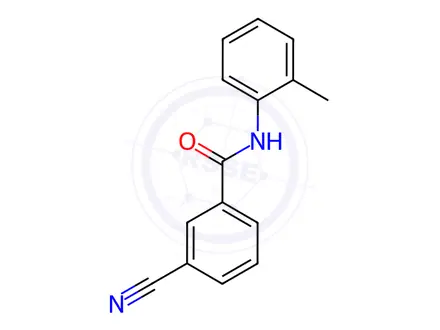 Chemical structure of 3-Cyano-N-(o-tolyl)benzamide
