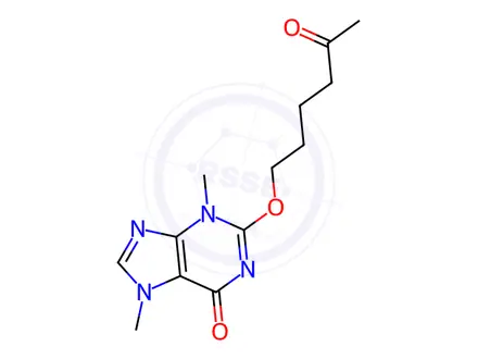 Chemical structure of Pentoxifylline Impurity 23