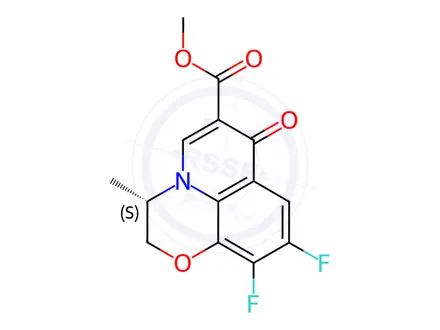Chemical structure of Levofloxacin Impurity 37
