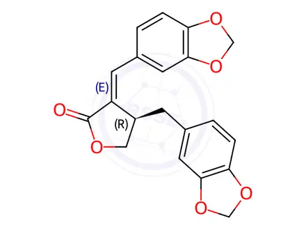 Chemical structure of Savinin