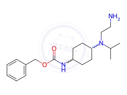 Chemical structure of Benzyl (4-((2-aminoethyl)(isopropyl)amino)cyclohexyl)carbamate