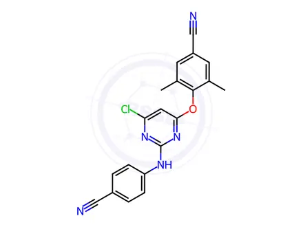 Chemical structure of Etravirine Impurity 3